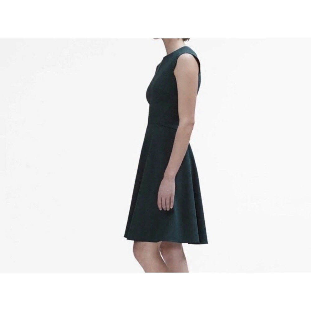 MM Lafleur Toi Dress wool blend Green Cocktail Dress | MM LAFLEUR Staple US 8